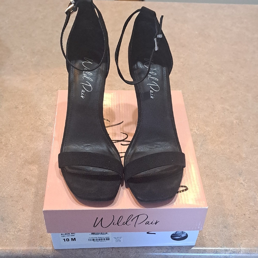 Wild Pair Elegant Black Heels